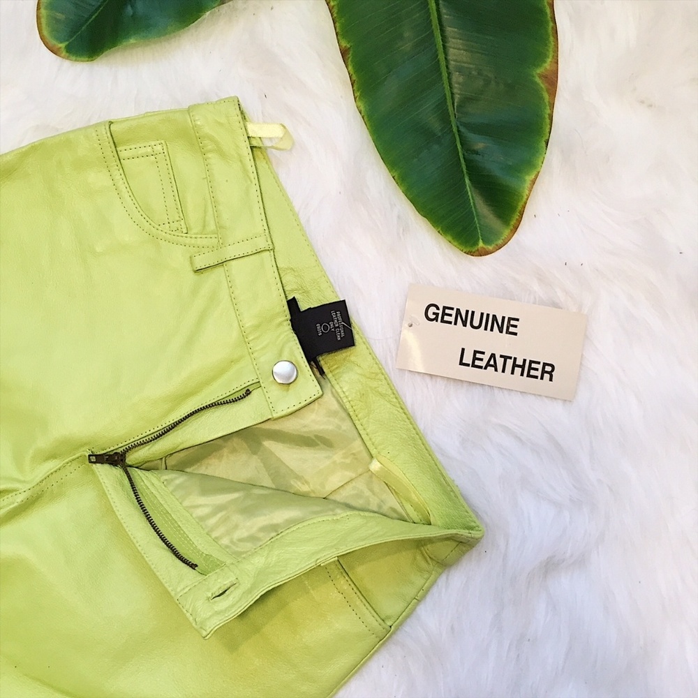 🚫SOLD🚫 MetroStyle Genuine Leather Ombre Pants - Picture 4 of 5